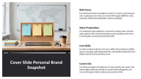 Self Introduction Slide PPT Example VM