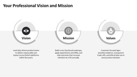 Self Introduction Slide PPT Example VM