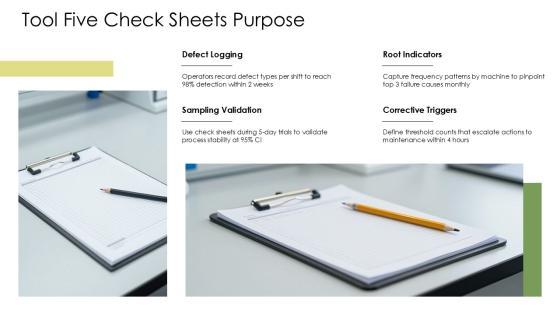Seven Basic Quality Tools PPT Outline VM