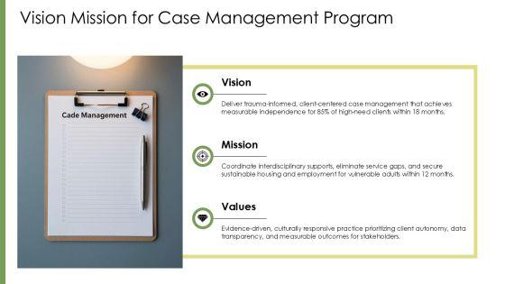 Social Work Case Management PPT PowerPoint VM