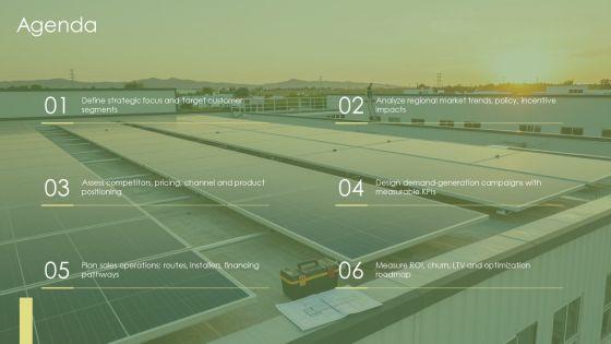 Solar Energy Marketing Plans PPT Slides VM