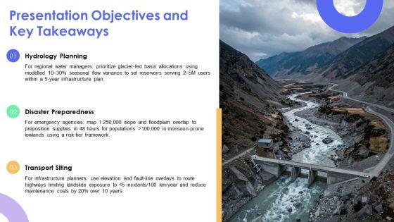 South Asia Physical Features Map PPT Template VM