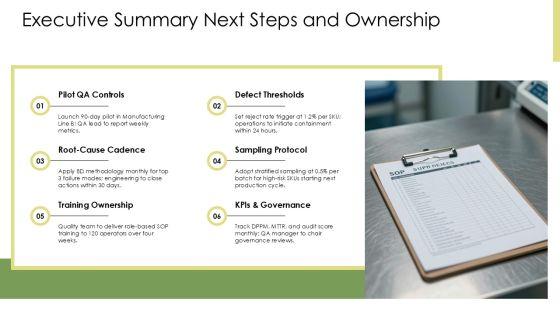 Standard Operating Procedure For Quality Assurance PPT PowerPoint VM
