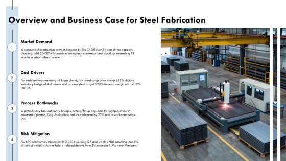 Steel Fabrication Process Flow Chart PPT Summary VM