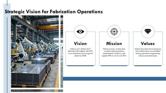 Steel Fabrication Process Flow Chart PPT Summary VM