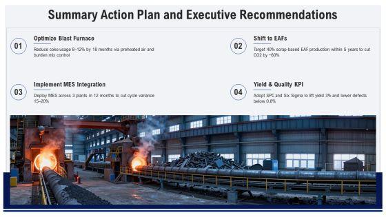Steel Manufacturing Process Flow Chart PPT Designs VM