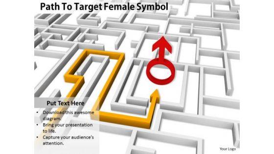 stock_photo_path_to_target_female_symbol_powerpoint_slide_1.jpg
