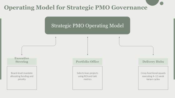 Strategic Project Management Office Governance For Lean Process Design PPT Information VM