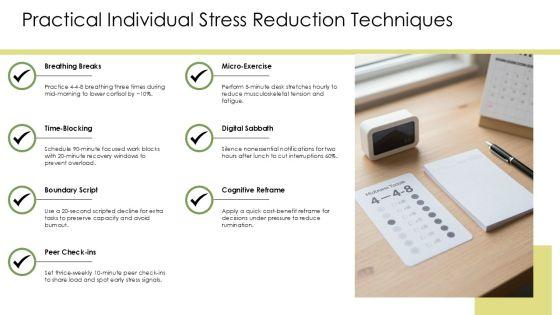 Stress Management Presentation For Employees PPT Mockup VM