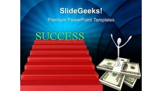 Success Ladder Money PowerPoint Templates And PowerPoint Themes 0512 Success Ladder Money PowerPoint Templates And PowerPoint Themes 0512