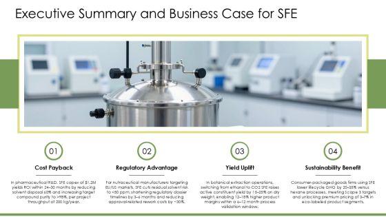Supercritical Fluid Extraction PPT Demonstration VM