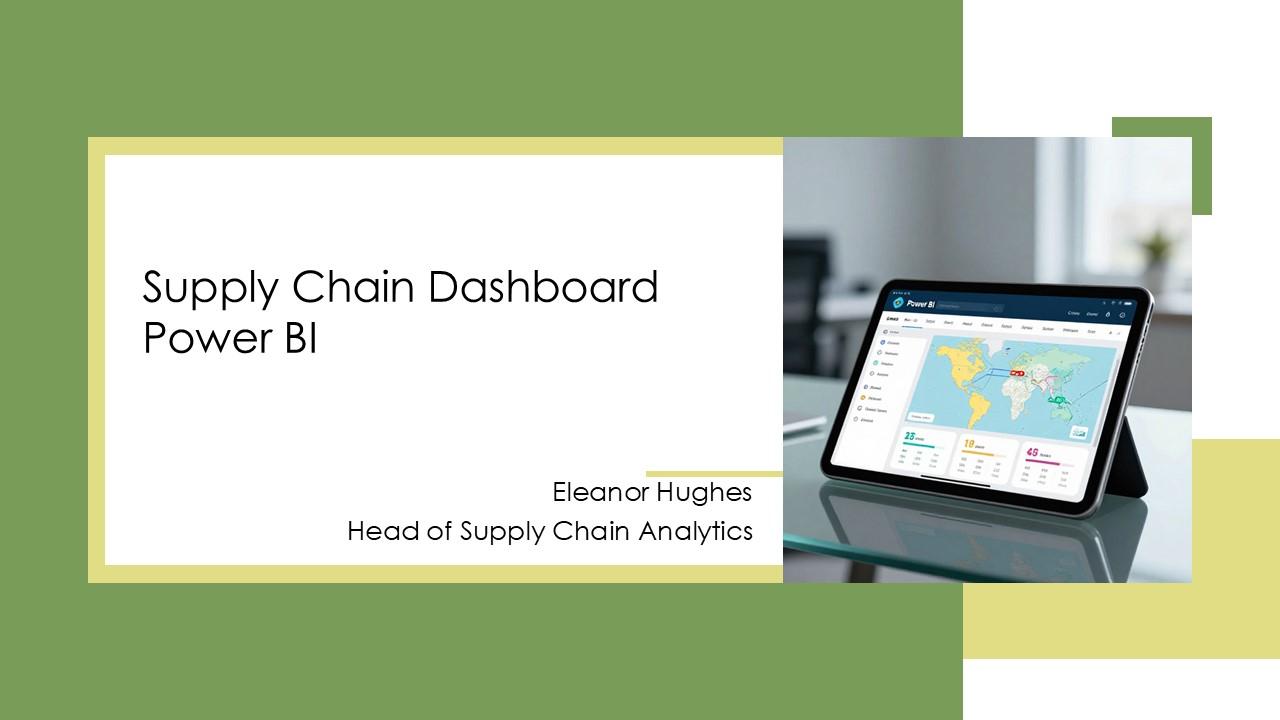 Supply Chain Dashboard Power BI PPT Structure VM