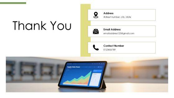 Supply Chain Dashboard Power BI PPT Structure VM