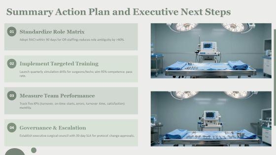 Surgical Team Roles And Responsibilities PPT Template VM