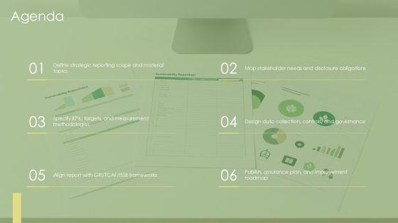 Sustainability Reporting Template PPT Template VM