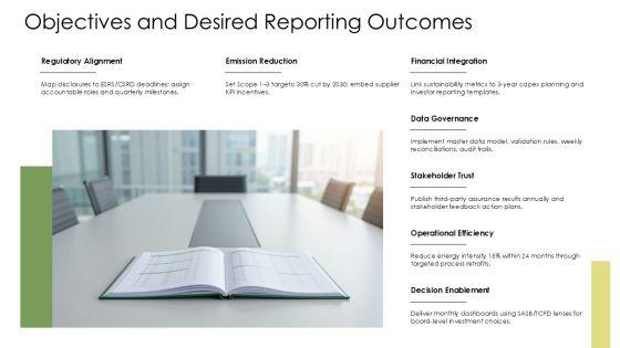Sustainability Reporting Template PPT Template VM
