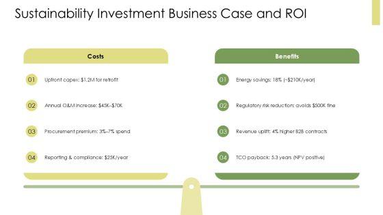 Sustainability Reporting Template PPT Template VM