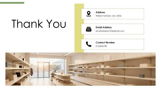 SWOT Analysis For Retail Store PPT Mockup VM