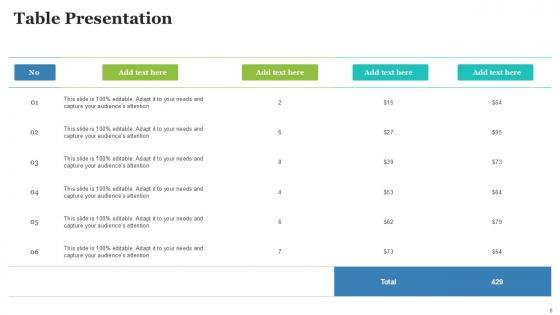 Table Bundle Powerpoint Ppt Templates And Slides