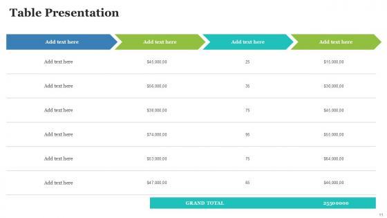 Table Bundle Powerpoint Ppt Templates And Slides