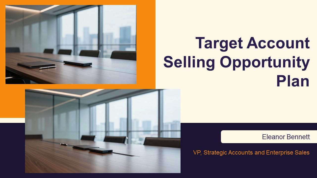 Target Account Selling Opportunity Plan PPT Example VM