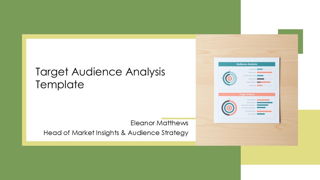 Target Audience Analysis PPT Presentation VM