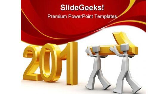 team_celebrating_new_year_2011_future_powerpoint_themes_and_powerpoint_slides_0411_title.jpg