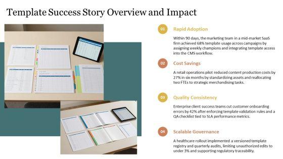 Template Success Story PPT Demonstration VM