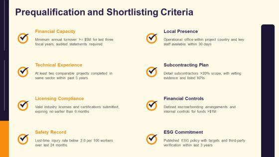 Tender Evaluation PPT Sample VM