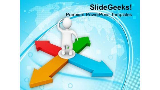 Thinking Of Opposite Directions PowerPoint Templates Ppt Backgrounds For Slides 0813 Thinking Of Opposite Directions PowerPoint Templates Ppt Backgrounds For Slides 0813