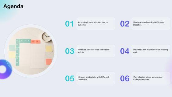 Time Management Infographic PPT Structure VM