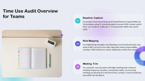 Time Management Infographic PPT Structure VM