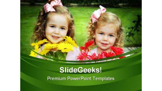 two_sisters_with_flowers_children_powerpoint_templates_and_powerpoint_backgrounds_0311_title.jpg