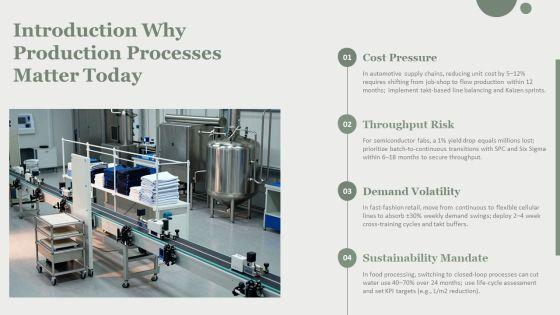 Types Of Production Process In Operations Management PPT Structure VM