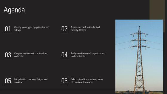 Types Of Transmission Towers PPT Demonstration VM