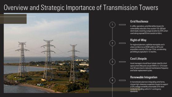 Types Of Transmission Towers PPT Demonstration VM