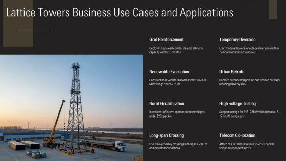 Types Of Transmission Towers PPT Demonstration VM