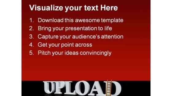 upload_with_a_ladder_success_powerpoint_themes_and_powerpoint_slides_0411_text.jpg