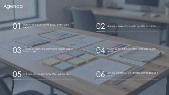 UX Case Study PPT PowerPoint VM