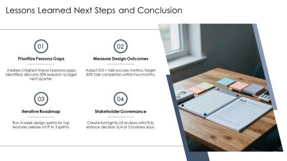 UX Case Study PPT PowerPoint VM