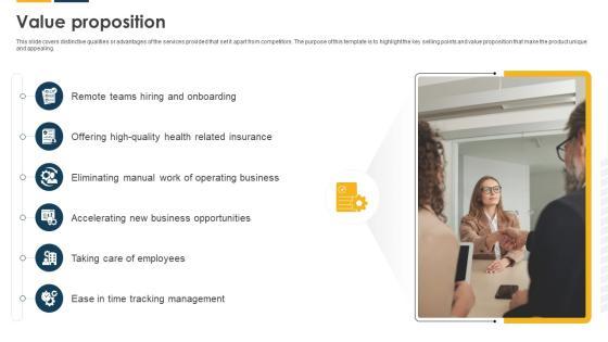 Value Proposition Payroll Solutions Provider Investor Funding Elevator Pitch Deck Value Proposition Payroll Solutions Provider Investor Funding Elevator Pitch Deck
