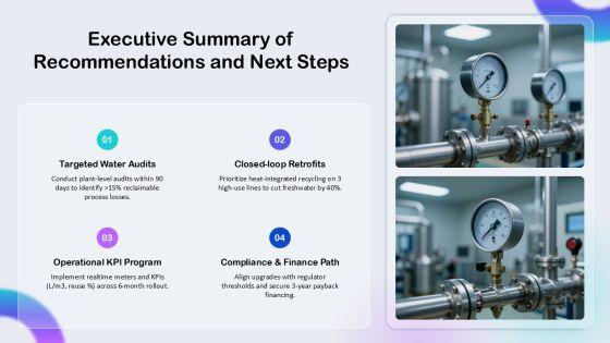 Water Resource Management For Process Efficiency PPT Designs VM