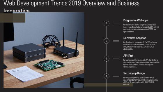 Web Development Trends 2019 PPT Mockup VM