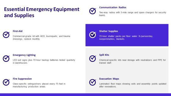 Workplace Emergency Preparedness PPT Graphics VM