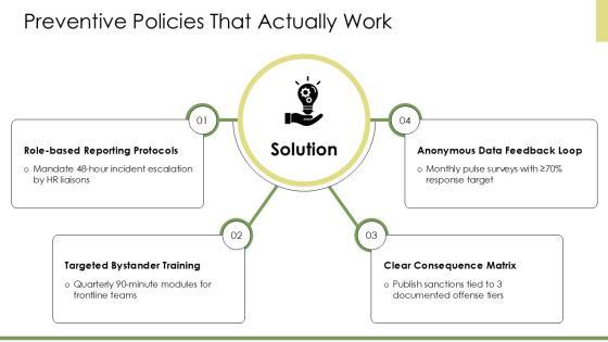 Workplace Harassment PPT Example VM