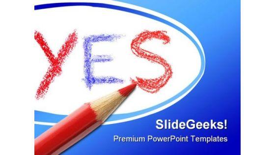 Yes Future PowerPoint Template 1010 Yes Future PowerPoint Template 1010