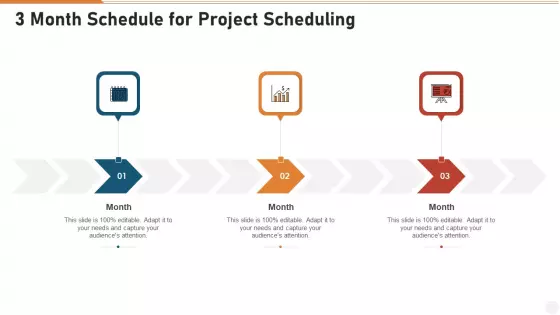3 Month Schedule For Project Scheduling Guidelines PDF