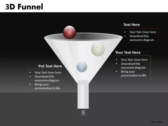 3 Stages Customer Sales Funnel PowerPoint Templates Ppt Slides