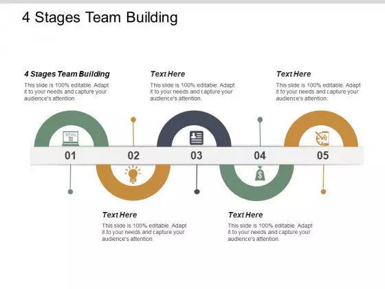 4 Stages Team Building Ppt PowerPoint Presentation Summary Master Slide Cpb
