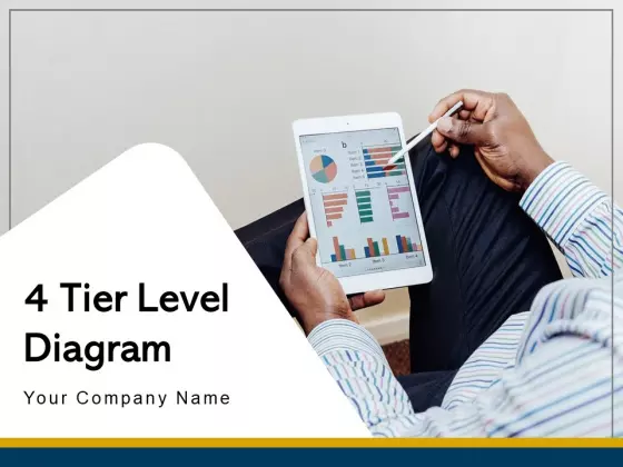 4 Tier Level Diagram Strategy Management Ppt PowerPoint Presentation Complete Deck